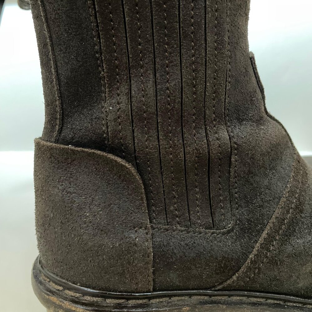 BALENCIAGA - Vintage Black Leather Chelsea Boots sz 40 US 9 - Picture 6 of 10